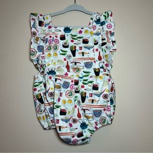 Colorful Kids' Patterned Romper